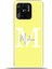 Xiaomi Redmi 10C Kılıf Silikon Esnek Kamera Koruma Kişiye Özel Isim Harf Zao Sarı - M 1