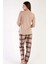 Pamuklu Kadın Uzun Kol Pijama Takım 4