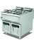 EMP.PLS.7FG020 Gazlı Fritöz Dolaplı 16+16 Litre 80X73X85 cm - Lpgli 1
