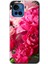 Casper Via F30 Plus Kılıf Hd Desen Baskılı Arka Kapak - Kırmızı Beyaz Gül 1