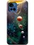 Casper Via F30 Plus Kılıf Hd Desen Baskılı Arka Kapak + Kırılmaz Cam - Cosmos 1