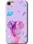 Apple iPhone 7 Kılıf Hd Desen Baskılı Arka Kapak + Kırılmaz Cam - Uzaylı Kız 1