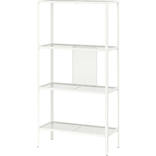 IKEA Açık Raf Ünitesi, Beyaz Renk Meridyendukkan 60X25X116 cm Kitaplık- Dekorasyon Ünitesi