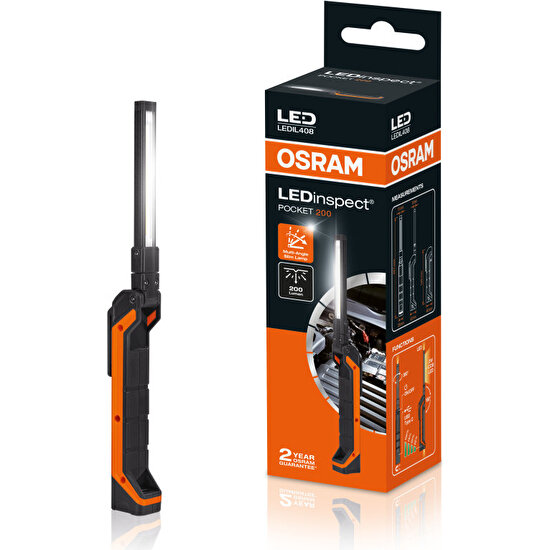 Osram Şarjlı LED Fener LEDIL408 Ledinspect Pocket 200 (1 Adet)