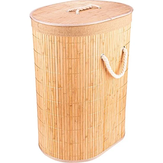 Bambum Linen- Çamaşır Sepeti Oval