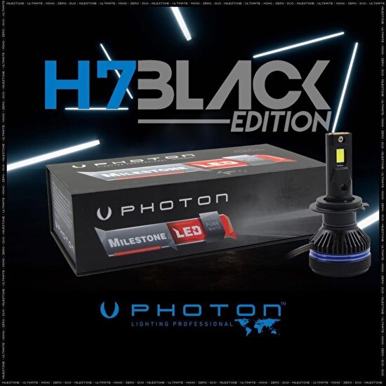 Photon Milestone H7 Black Edition 15000 Lumens