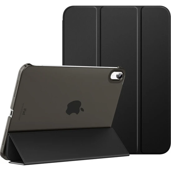 FUJİMAX Apple iPad 10.nesil Kılıf 10.9 2022 Yatay Standlı Arka Sert P.c Güçlü Mıknatıslı Smart Case Model A2696,A2757,A2777