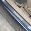 Volkswagen Santana Karbon Kapı Eşiği Oto Sticker 4 Adet 3