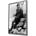 Bay Çağrı Atatürk Cam Tablo 4 mm Dayanıklı Temperli Cam