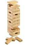 Eser Jenga Kule Denge Oyunu 54 Parça Unisex Eğlenceli Aile Oyunu 9+ Yaş İçin Strateji