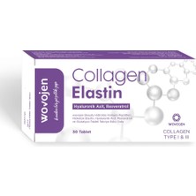 Wovojen Collagen Beauty 30 Tablet Hidrolize  Peptitleri, Hidrolize , Hyaluronik Asit, Resveratrol ve Glutatyon Takviye Edici Gıda