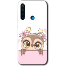 Gramaphone Redmi Note 8 Kılıf Hd Desen Baskılı Arka Kapak + Kırılmaz Cam - Sevimli Baykuş