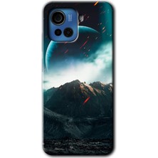 Gramaphone Casper Via F30 Plus Kılıf Hd Desen Baskılı Arka Kapak - Uzay Gökyüzü