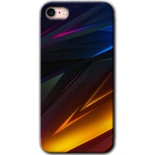 Gramaphone Apple iPhone 7 Kılıf Hd Desen Baskılı Arka Kapak + Kırılmaz Cam - Stranger Lines