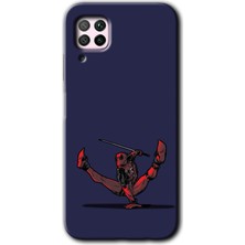 Gramaphone Huawei P40 Lite Kılıf Hd Desen Baskılı Arka Kapak + Kırılmaz Cam - Deadpool 3
