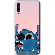 Gramaphone Galaxy A50 Kılıf Hd Desen Baskılı Arka Kapak + Kırılmaz Cam - Stitch