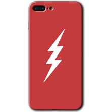 Gramaphone Apple iPhone 7 Plus Kılıf Hd Desen Baskılı Arka Kapak + Kırılmaz Cam - Flash Logo