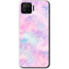 Gramaphone Oppo A73 Kılıf Hd Desen Baskılı Arka Kapak + Kırılmaz Cam - Pembe-Duman