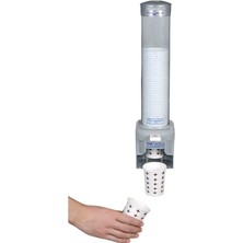 Tekno Plastik Tekno Bardaklık - 7 Oz Karton Pardak Için - 72 mm - Gri