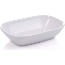 Gmb Nazen K-16 Termoset Kırılmaz-17 cm Kare Kayık Tabak 25 Adet