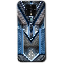 Gramaphone Tecno Camon 16 Kılıf Hd Desen Baskılı Arka Kapak + Kırılmaz Cam - Retro Building
