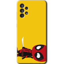 Gramaphone Galaxy A53 Kılıf Hd Desen Baskılı Arka Kapak + Kırılmaz Cam - Deadpool 6