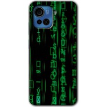 Gramaphone Casper Via F30 Kılıf Hd Desen Baskılı Arka Kapak - Matrix