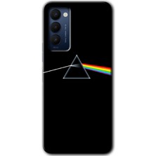 Gramaphone Tecno Camon 18P Kılıf Hd Desen Baskılı Arka Kapak + Kırılmaz Cam - Dark Side
