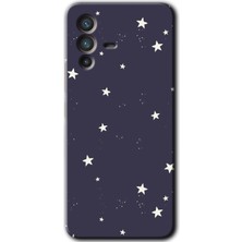 Gramaphone Vivo V23 5g Kılıf Hd Desen Baskılı Arka Kapak + Kırılmaz Cam - Gökyüzü Yıldız