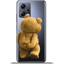 Cupcase Xiaomi Redmi Note 12 5g Kılıf Esnek Silikon Kamera Koruma 4K Desenli Özel Tasarım - Ted Funny