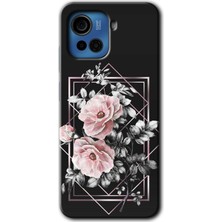 Gramaphone Casper Via F30 Plus Kılıf Hd Desen Baskılı Arka Kapak - Retro Çiçek 1