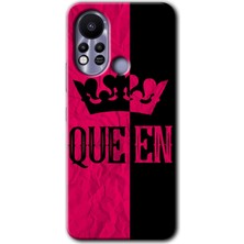 Gramaphone Infinix Hot 11S Kılıf Hd Desen Baskılı Arka Kapak - Queen