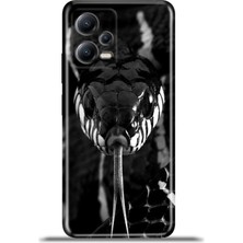Cupcase Xiaomi Redmi Note 12 5g Kılıf Esnek Silikon Kamera Koruma 4K Desenli Özel Tasarım - Mamba Yilan