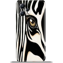 Cupcase Xiaomi Redmi Note 12 5g Kılıf Esnek Silikon Kamera Koruma 4K Desenli Özel Tasarım - Zebra Face