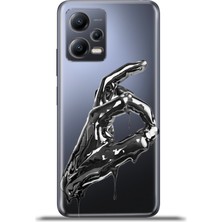 Cupcase Xiaomi Redmi Note 12 5g Kılıf Esnek Silikon Kamera Koruma 4K Desenli Özel Tasarım - Okbro