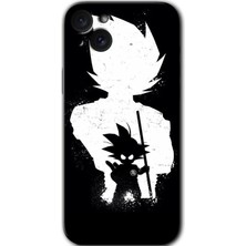 Gramaphone Apple iPhone 15 Plus Uyumlu Kılıf Hd Desen Baskılı Arka Kapak + Kırılmaz Cam - Anime