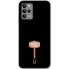 Gramaphone Omix X700 Kılıf Hd Desen Baskılı Arka Kapak + Kırılmaz Cam - Thor Çekiç