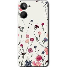 Gramaphone Realme 10 4g Uyumlu Kılıf Hd Desen Baskılı Arka Kapak - Mat Çiçek