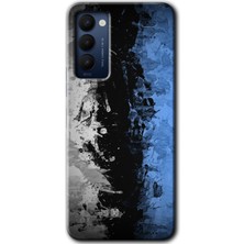 Gramaphone Tecno Camon 18T Kılıf Hd Desen Baskılı Arka Kapak + Kırılmaz Cam - Abstract Wallpaper