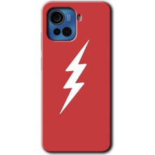 Gramaphone Casper Via F30 Plus Kılıf Hd Desen Baskılı Arka Kapak - Flash Logo