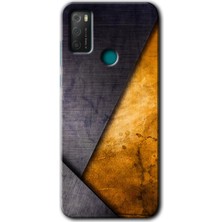 Gramaphone Tcl 20E Kılıf Hd Desen Baskılı Arka Kapak + Kırılmaz Cam - Abstract 3