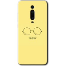 Gramaphone Xiaomi Mi 9t Kılıf Hd Desen Baskılı Arka Kapak + Kırılmaz Cam - Be Honest