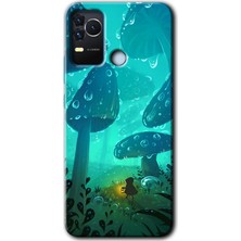 Gramaphone Omix X400 Kılıf Hd Desen Baskılı Arka Kapak + Kırılmaz Cam - Silhoutte Dropss