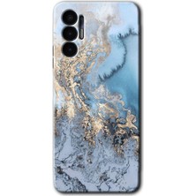 Gramaphone Tecno Spark 8 Pro Kılıf Hd Desen Baskılı Arka Kapak - Eski Mermer