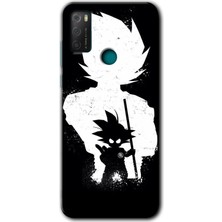 Gramaphone Tcl 20E Kılıf Hd Desen Baskılı Arka Kapak + Kırılmaz Cam - Anime