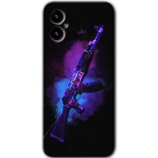 Gramaphone Omix X5 Kılıf Hd Desen Baskılı Arka Kapak - Ak