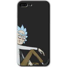Gramaphone Apple iPhone 7 Plus Kılıf Hd Desen Baskılı Arka Kapak + Kırılmaz Cam - Rick