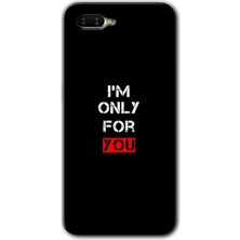 Gramaphone Oppo Rx 17 Neo Kılıf Hd Desen Baskılı Arka Kapak + Kırılmaz Cam - For You