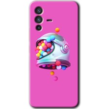 Gramaphone Vivo V23 5g Kılıf Hd Desen Baskılı Arka Kapak - Uzay Başlığı