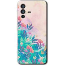 Gramaphone Vivo V23 5g Kılıf Hd Desen Baskılı Arka Kapak - Çizim Yapraklar